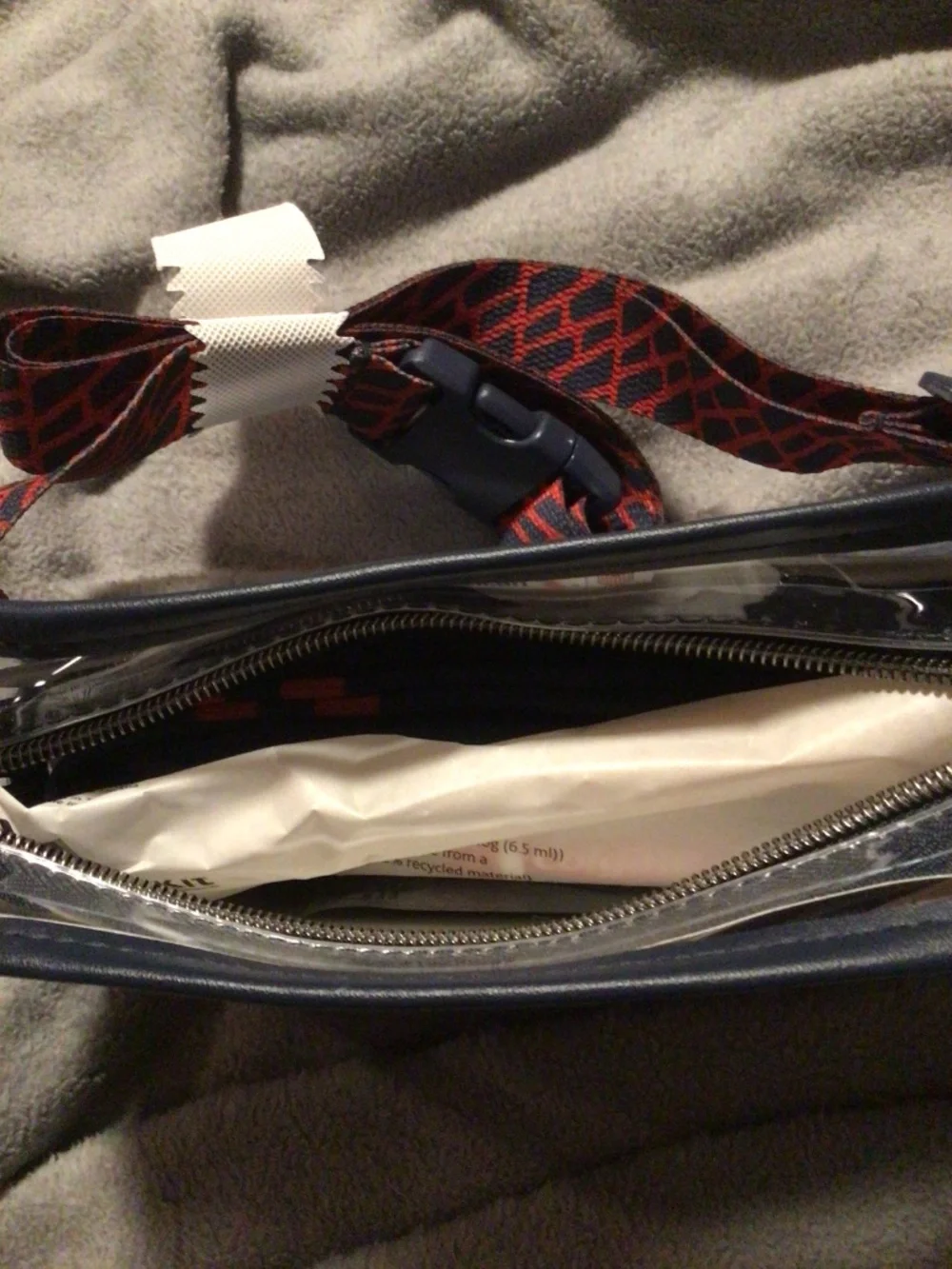 American Airlines x U.S. Soccer Clear Travel Toiletry Bag USA Logo NWT - Picture 6 of 9